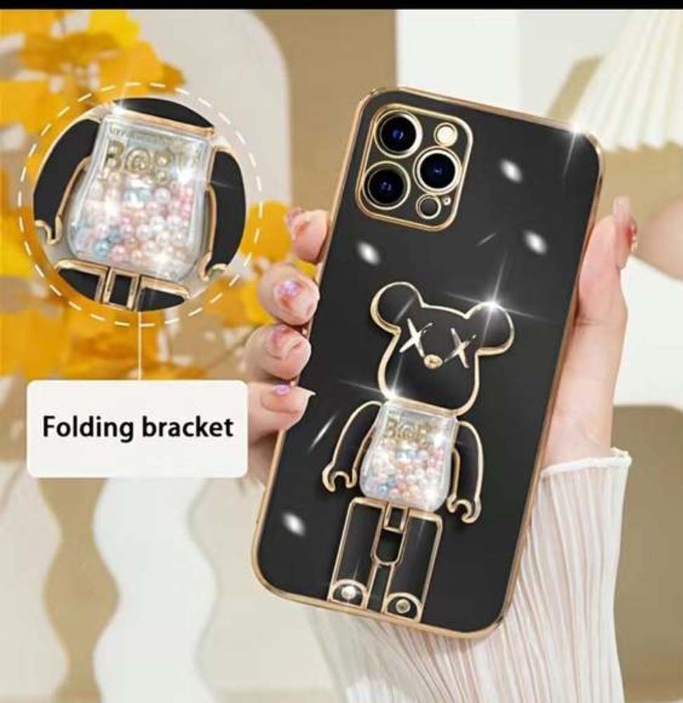 iPhone 14 Candy Bear Bracket Phone Case
